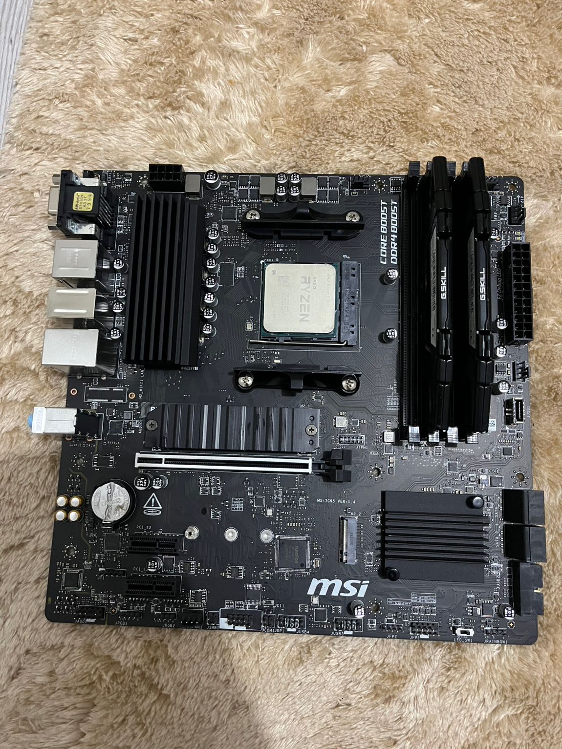 Msı b550m-ryzen 5600 - rx 6700 10 gb — görsel 2/4