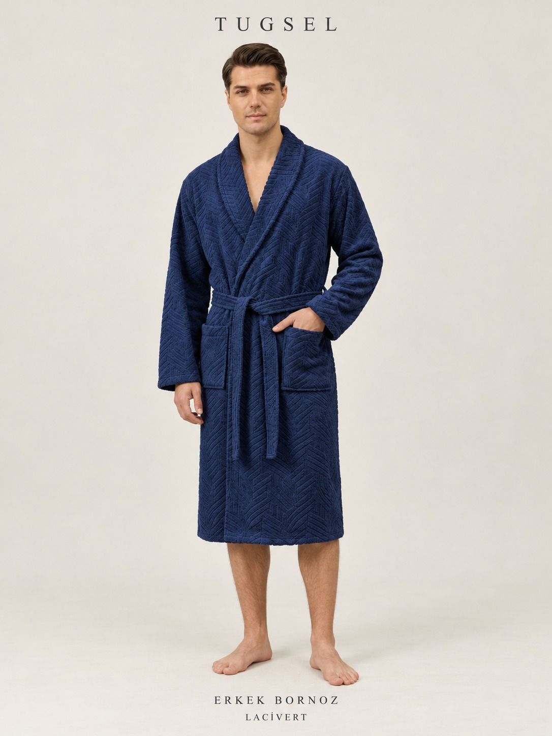 Laciver Unisex Bornoz — görsel 2/3