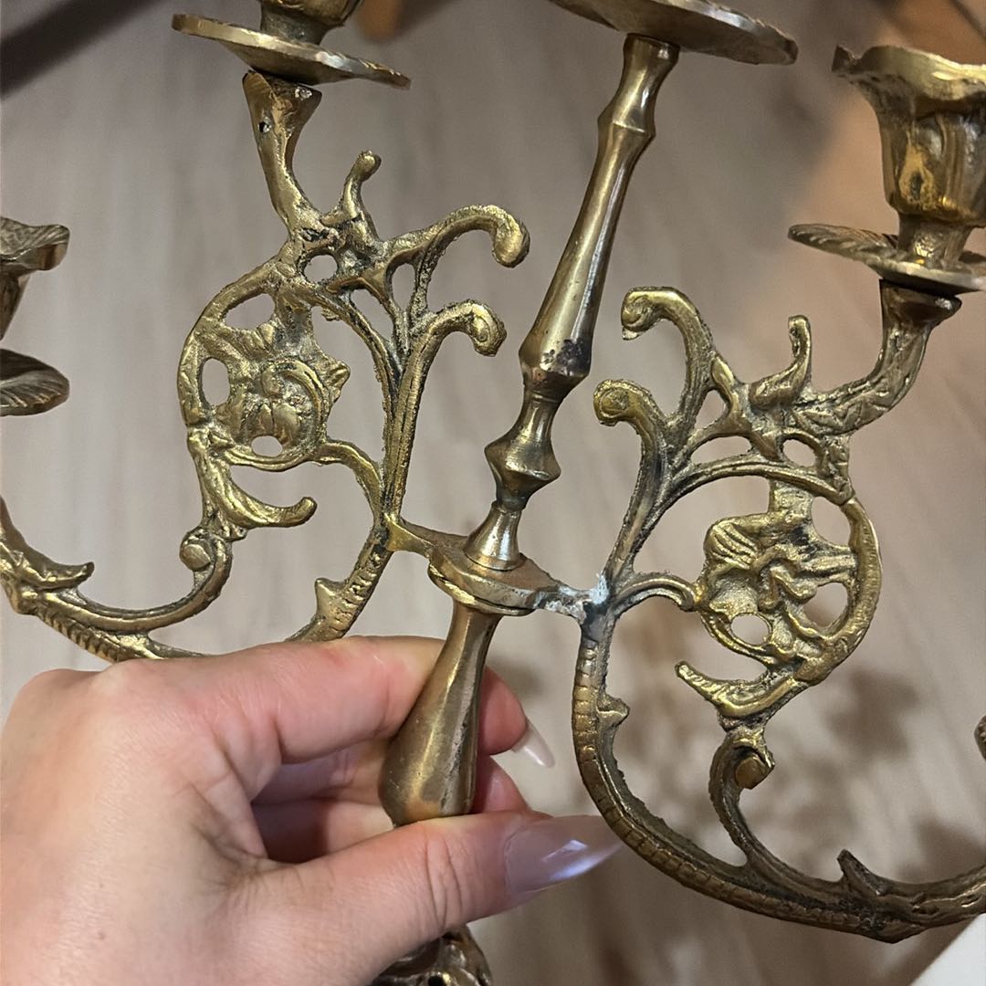 Bronz Şamdan Mumluk — görsel 4/4