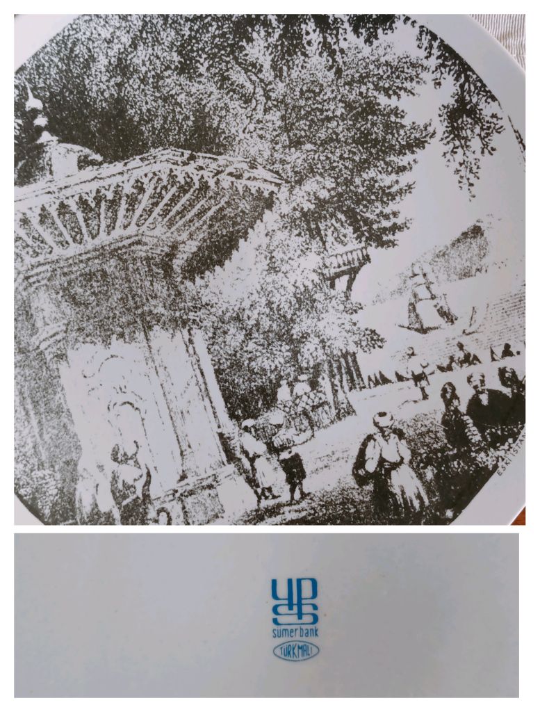 sümerbank duvar tabağı — görsel 3/3