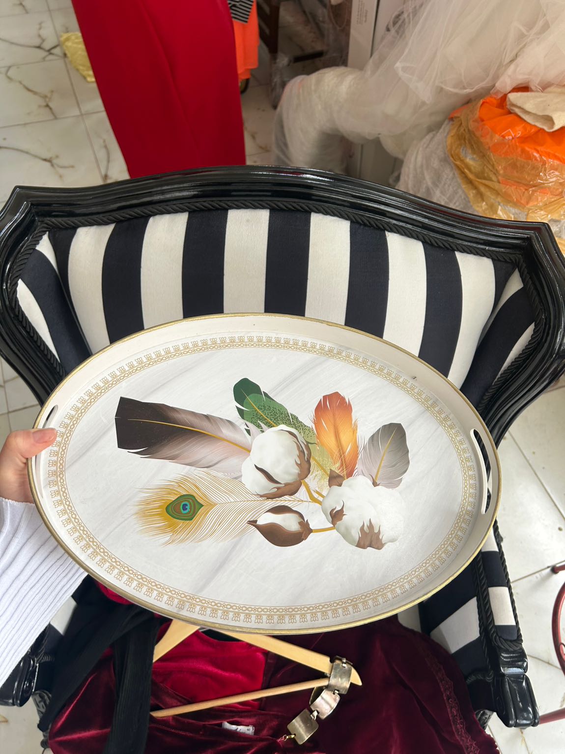 Karaca Home Beyaz Tepsi — görsel 2/4