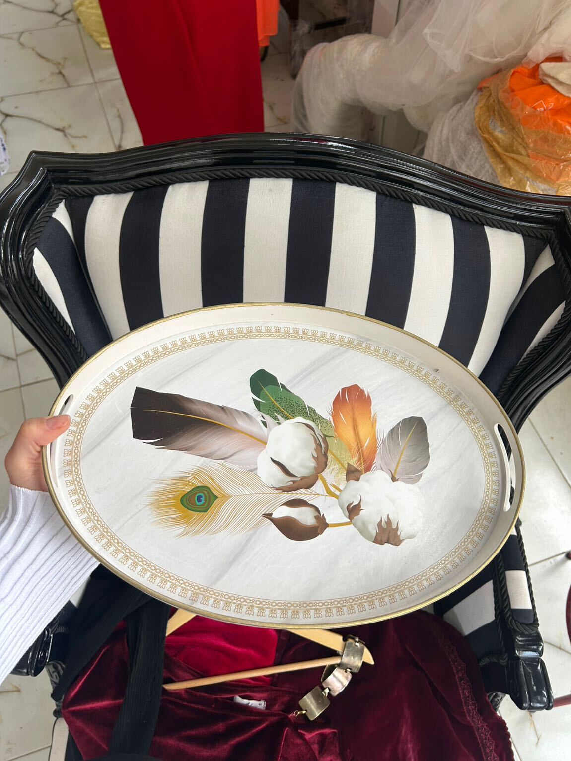 Karaca Home Beyaz Tepsi — görsel 3/4