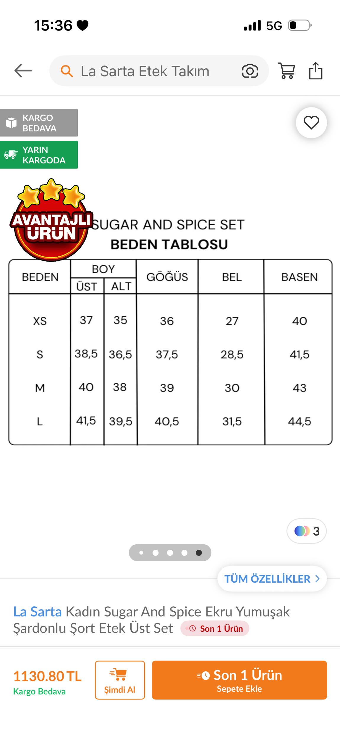 Krem Fırfırlı Etek ve Üst Takım — görsel 9/9