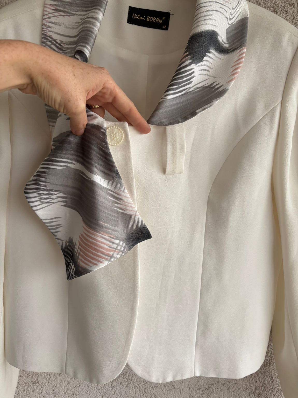 Krem Bolero Ceket — görsel 3/4