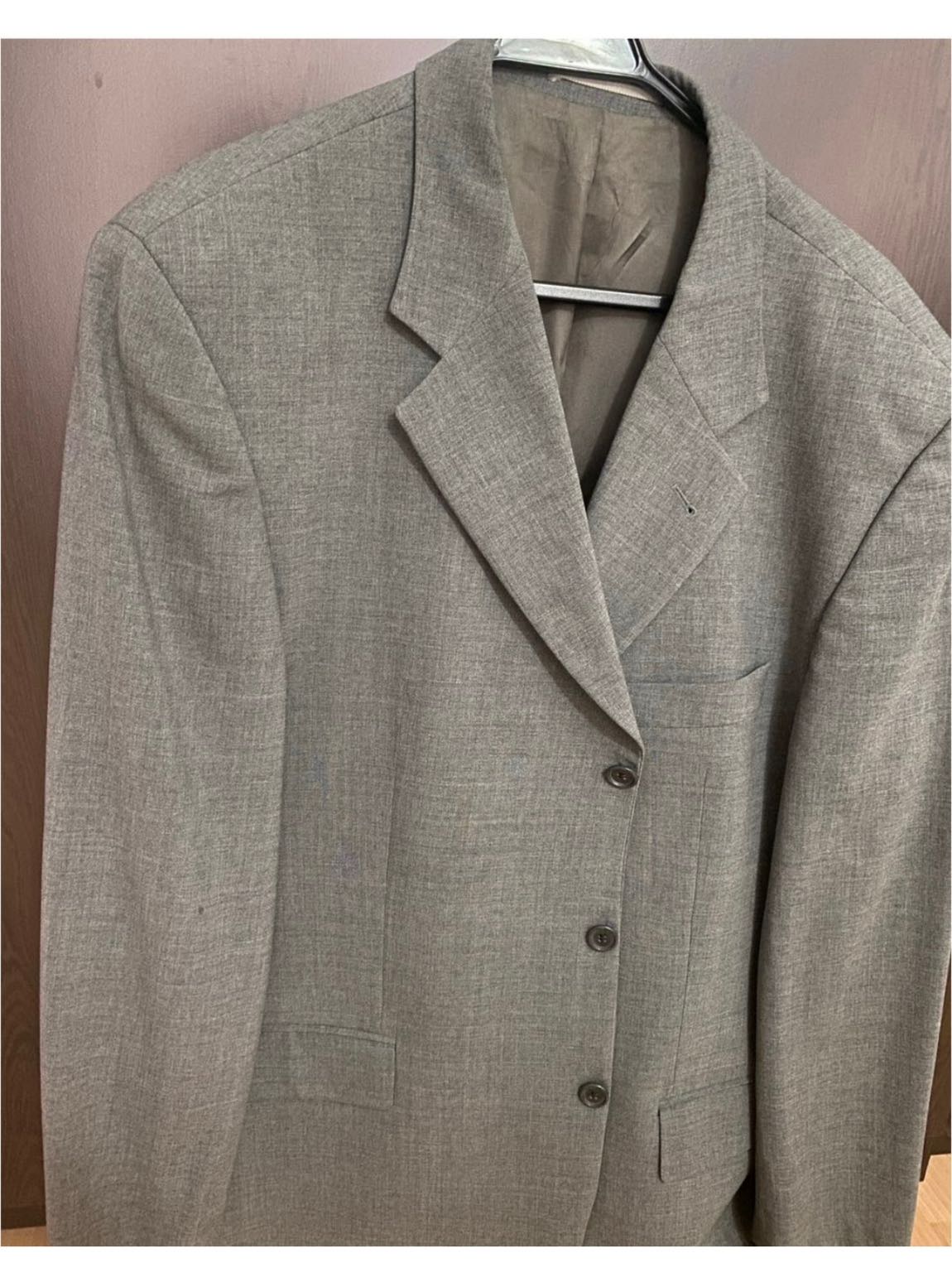 Gri Sarar Blazer Ceket — görsel 4/4