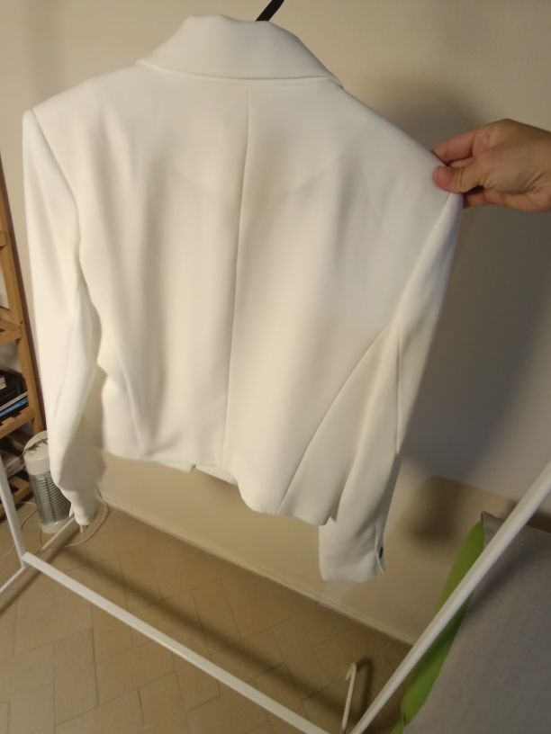 Dilvin Beyaz Blazer Ceket — görsel 3/6