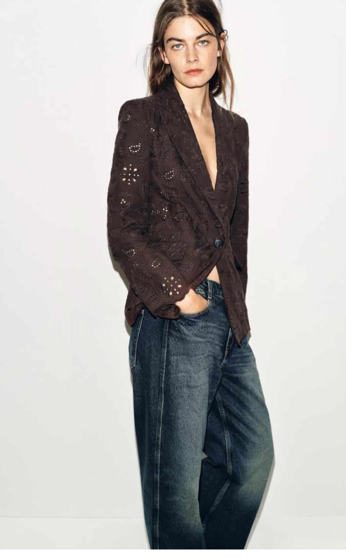 Zara güpür çeket — görsel 9/11