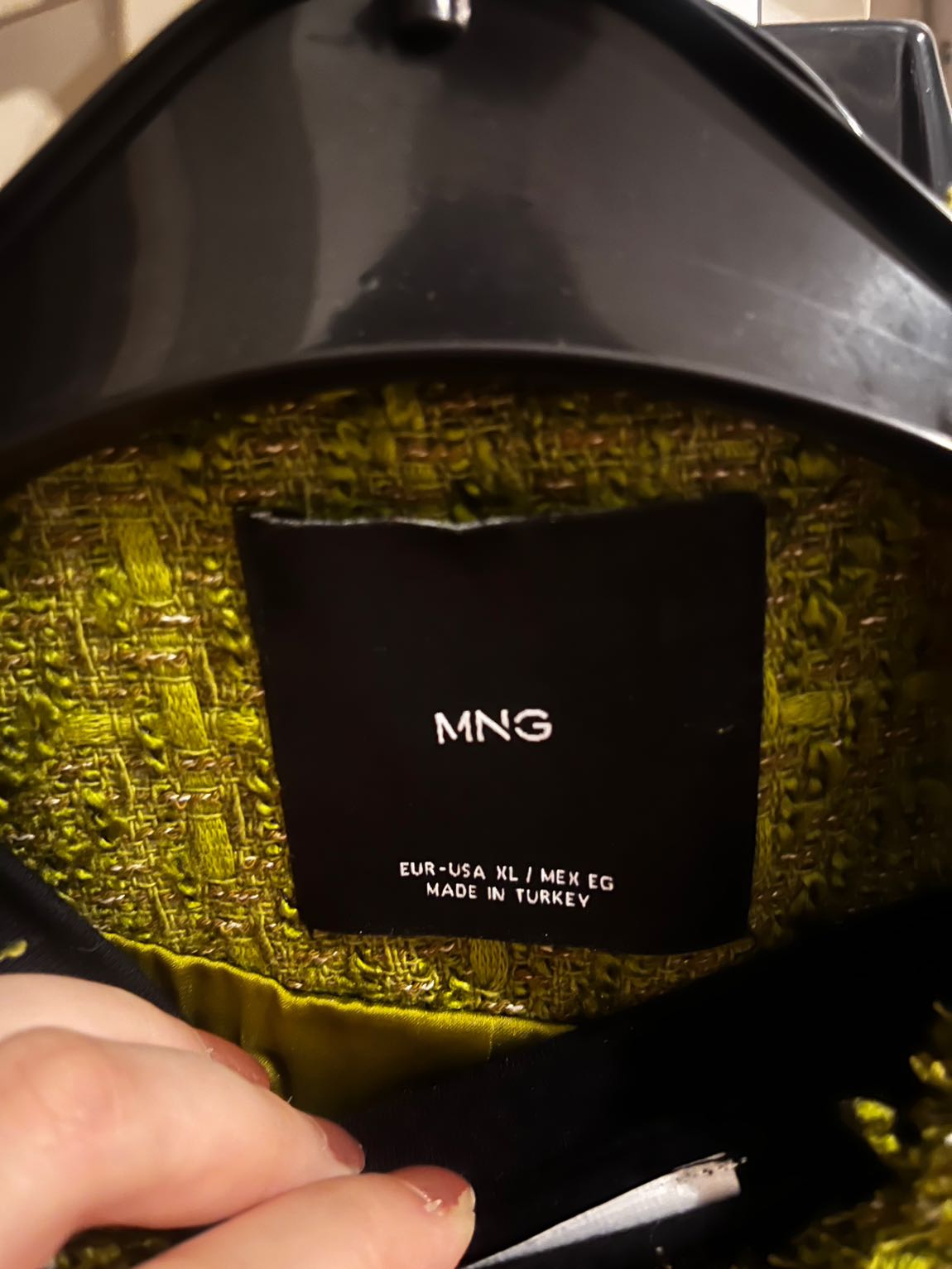 Mango Haki Tüvit Ceket — görsel 3/3