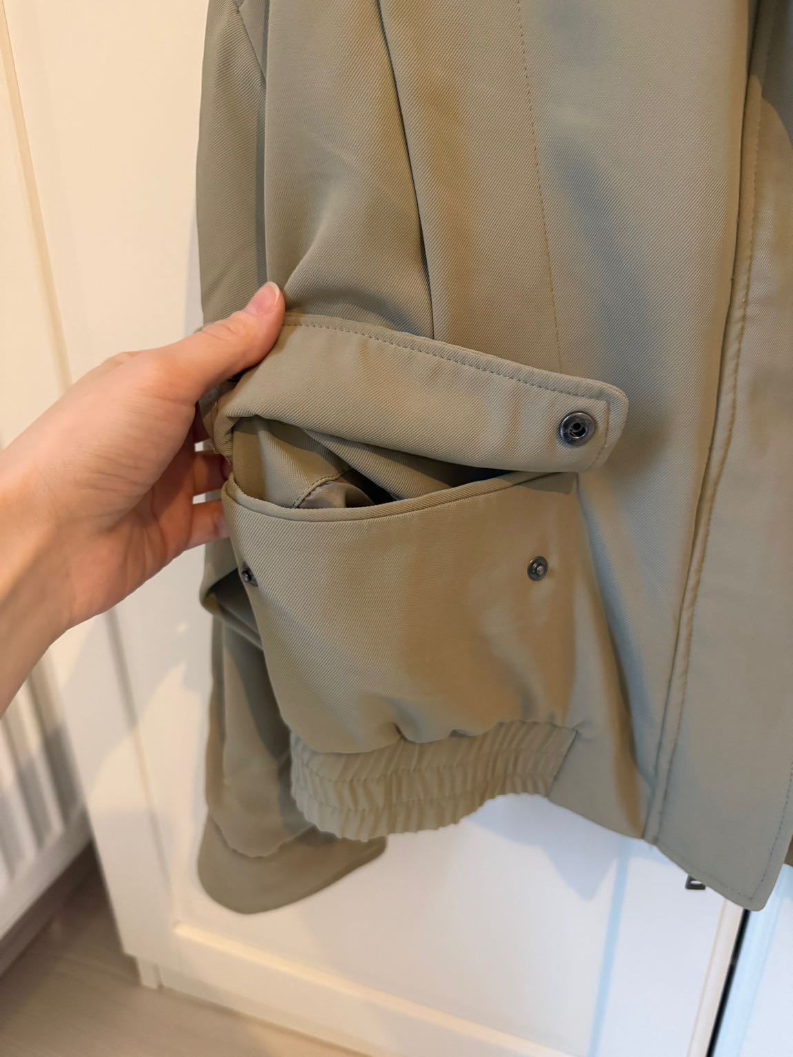 Pull & Bear Haki Ceket — görsel 6/8