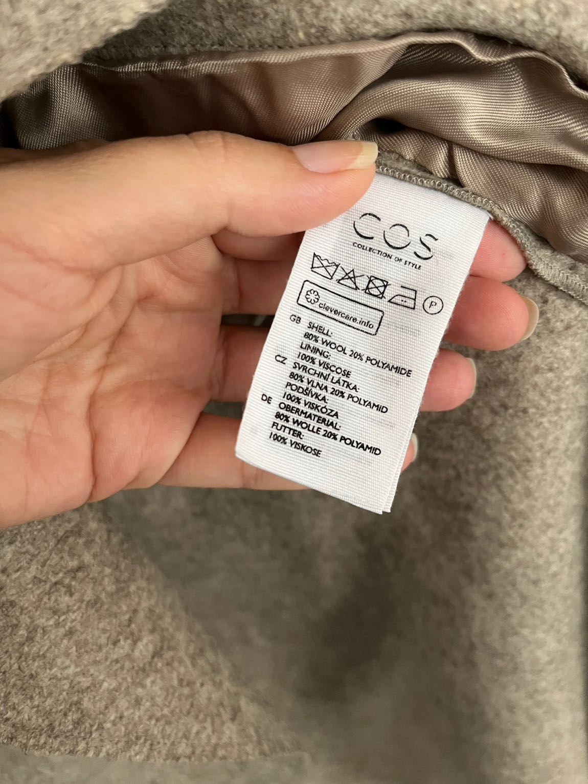 Cos Yünlü Kumaş Bluz — görsel 4/4