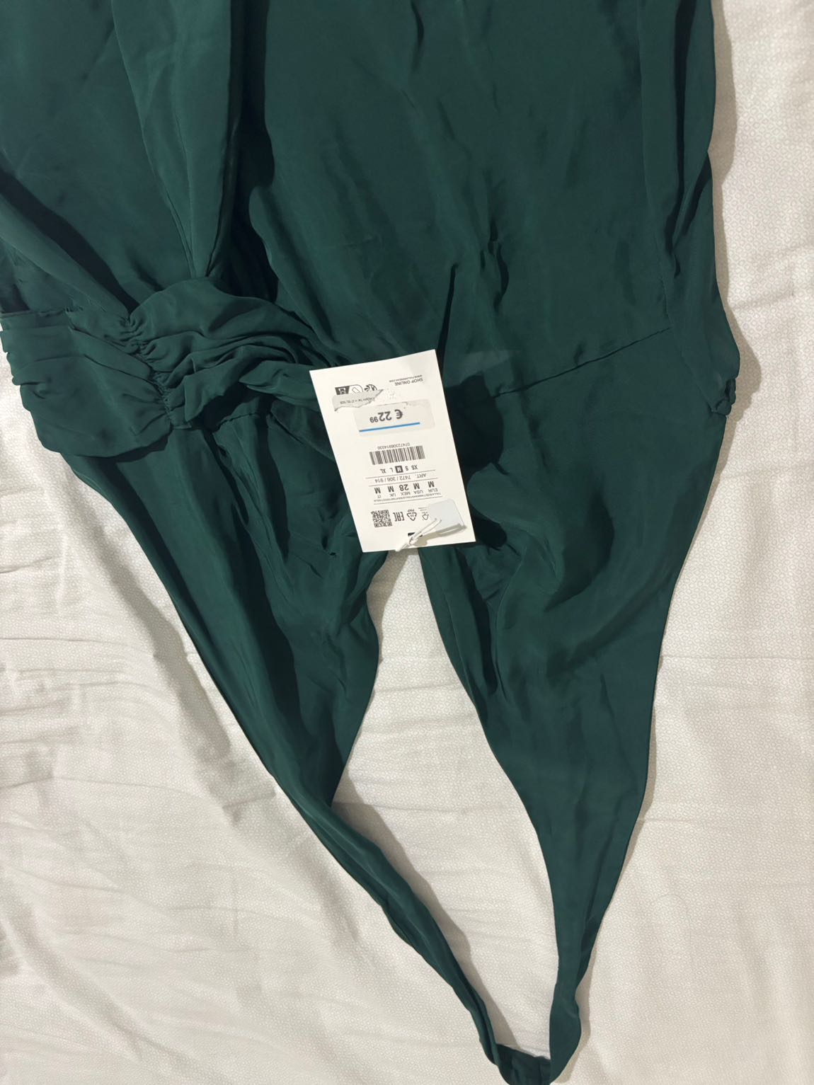 Pull & Bear Yeşil Saten Seti — görsel 3/4