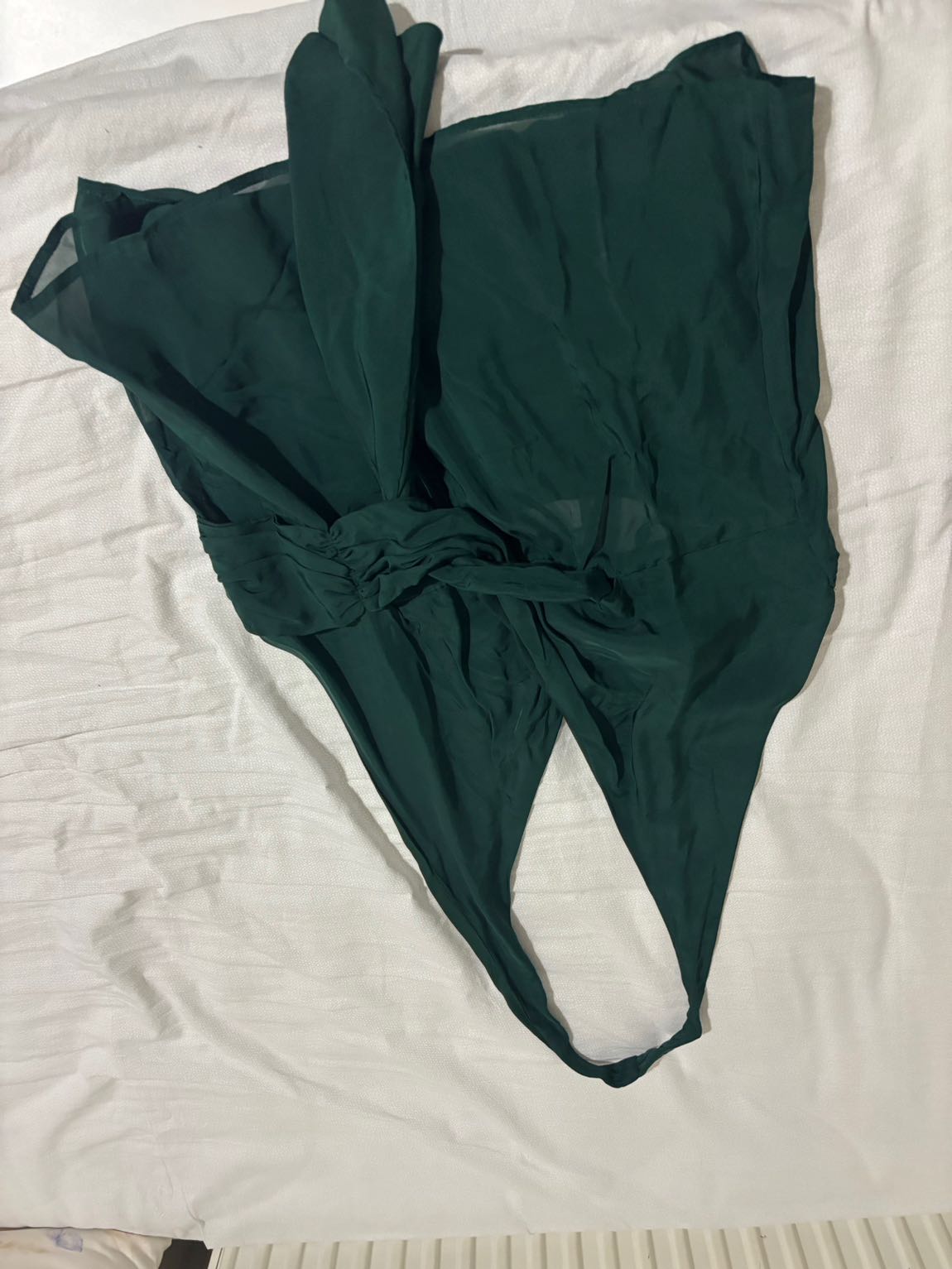 Pull & Bear Yeşil Saten Seti — görsel 2/4