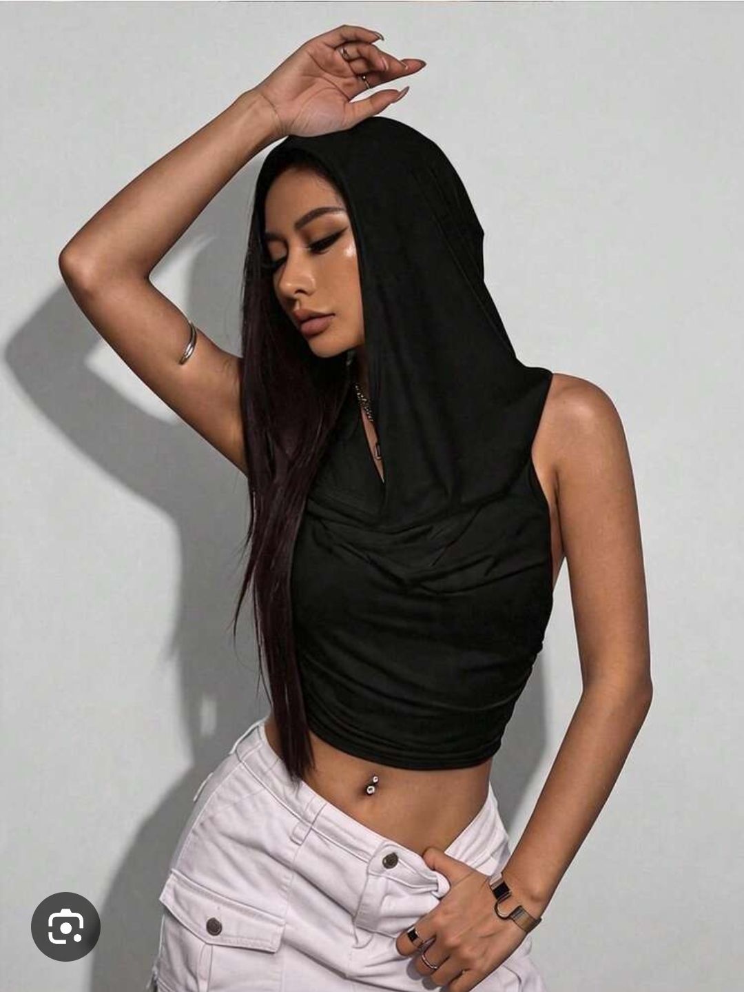 kapüşonlu crop — görsel 2/3