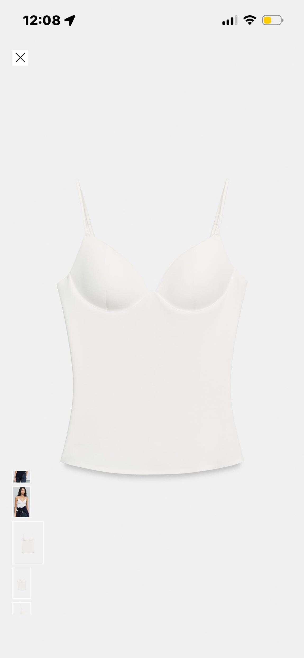 Zara Beyaz Büstiyer — görsel 3/3