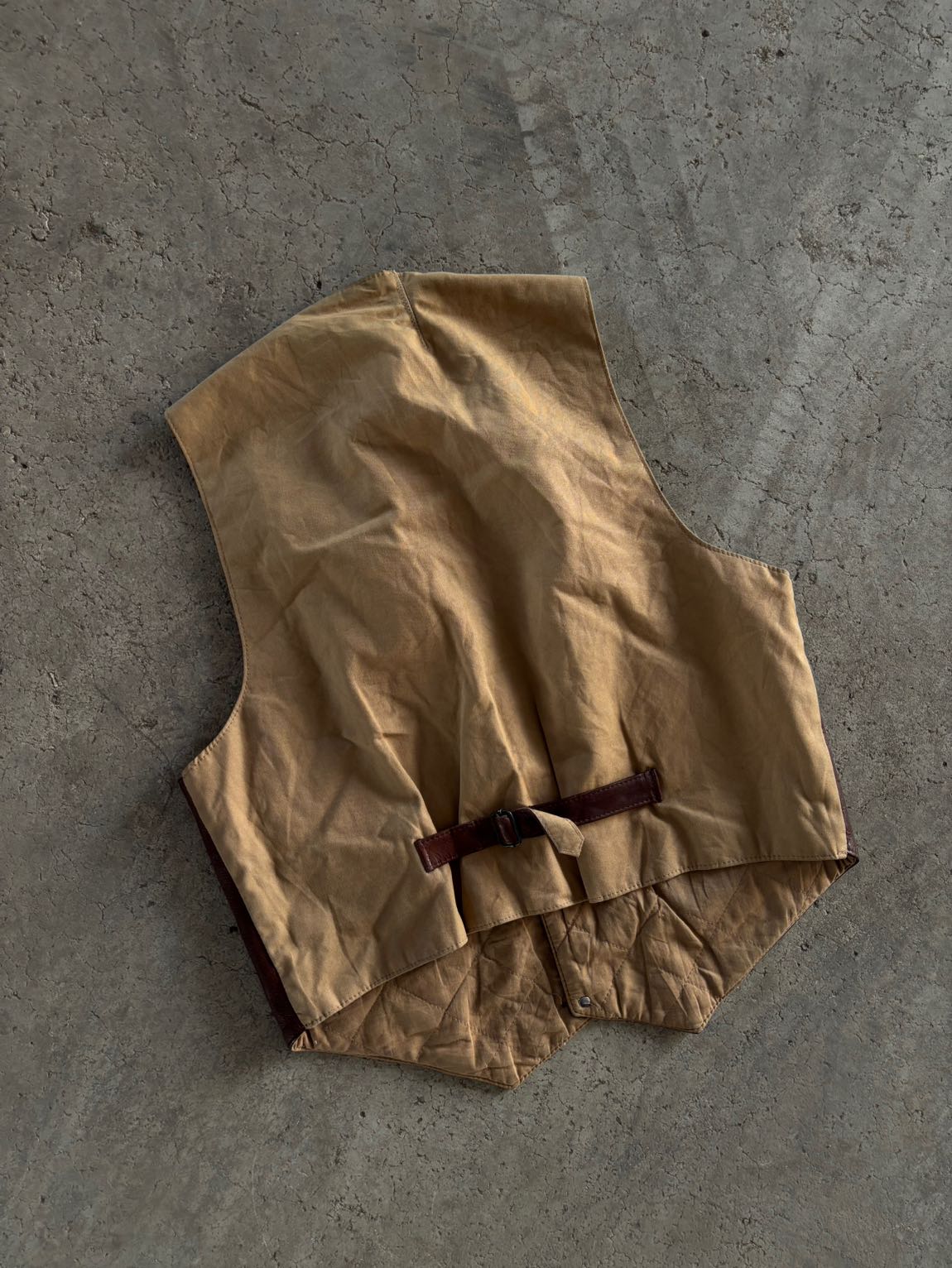 Levis Orijinal Hakiki Deri Yelek Vintage — görsel 3/7