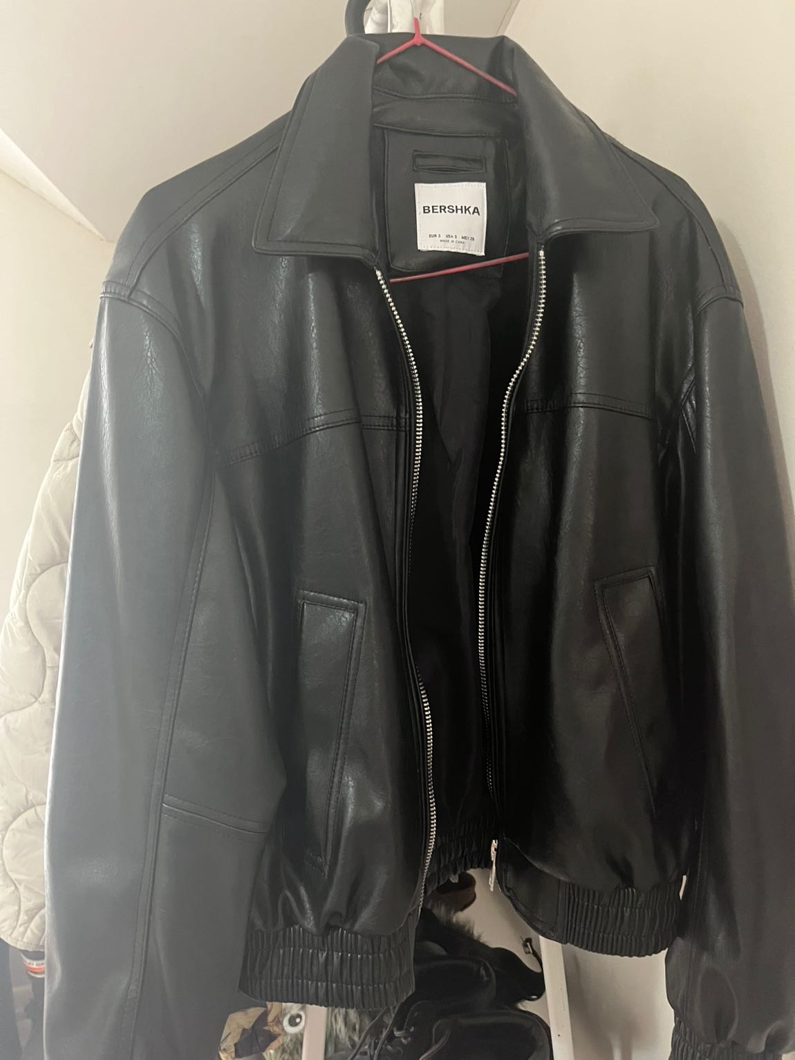 Bershka deri ceket — görsel 3/4