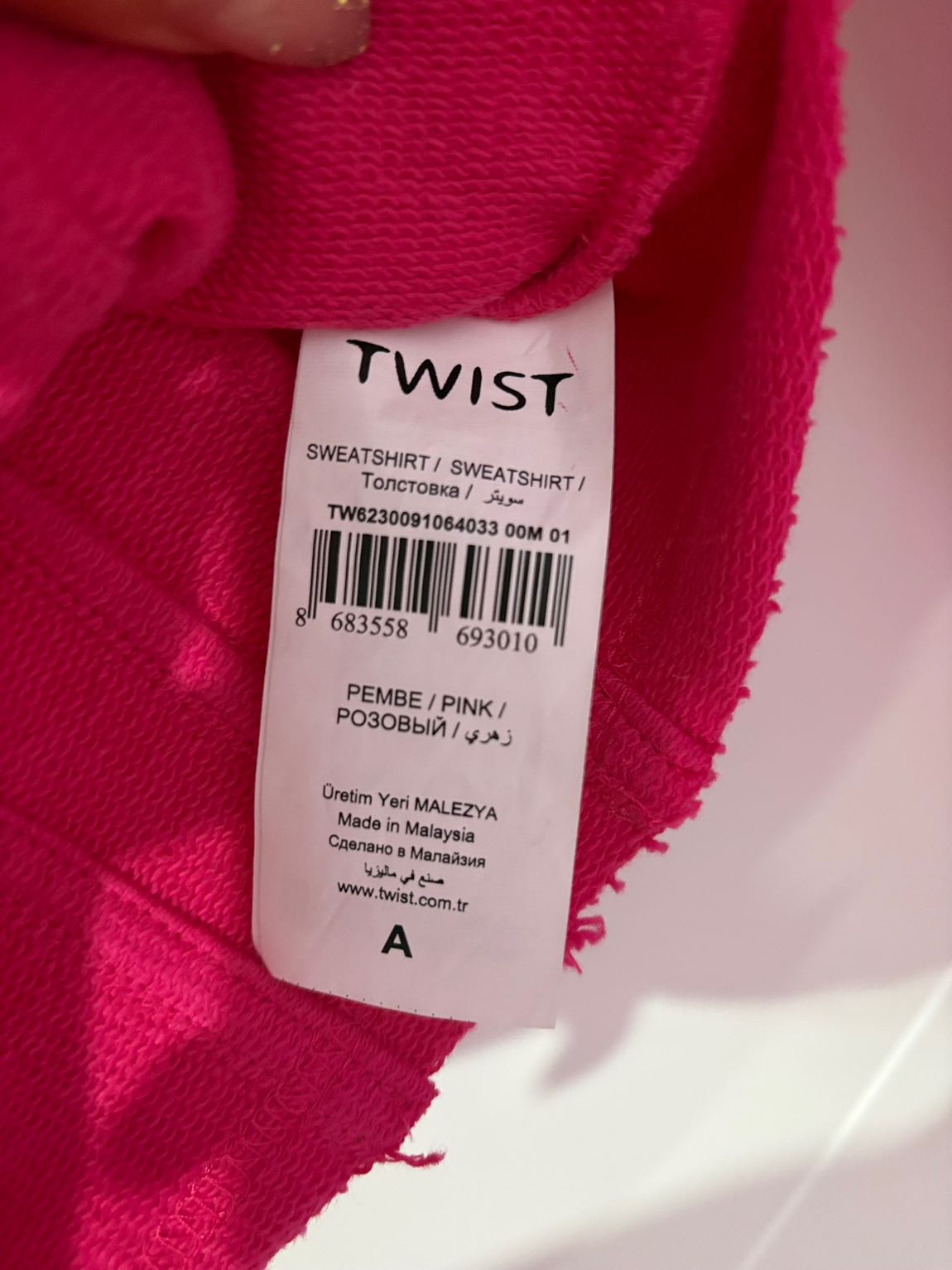 Pembe Sweatshirt — görsel 3/3