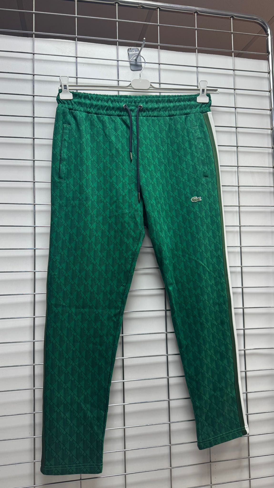 Lacoste Yeşil Desenli Eşofman Altı — görsel 2/4