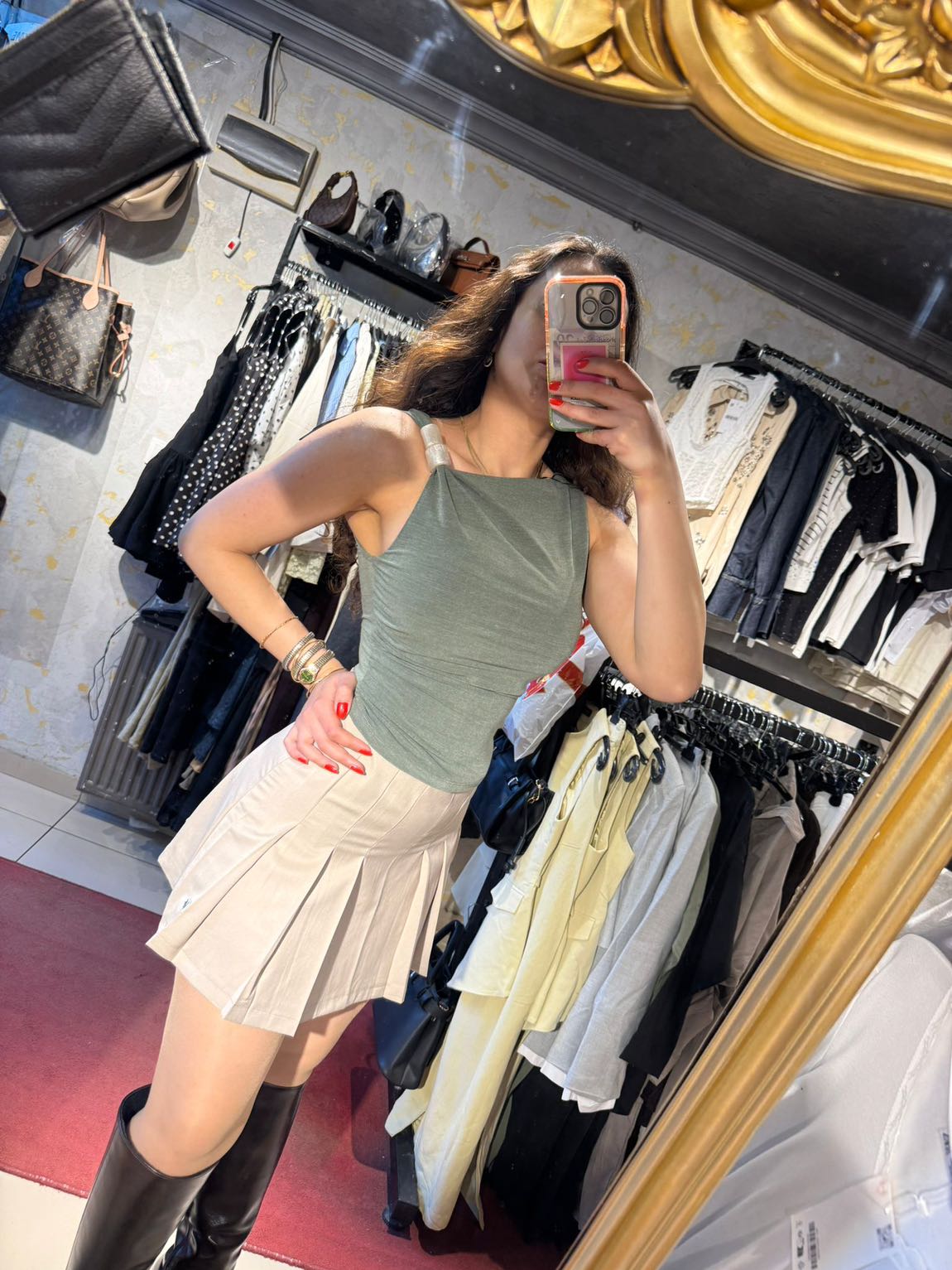 Lacoste Bej Rengi Etek — görsel 2/3