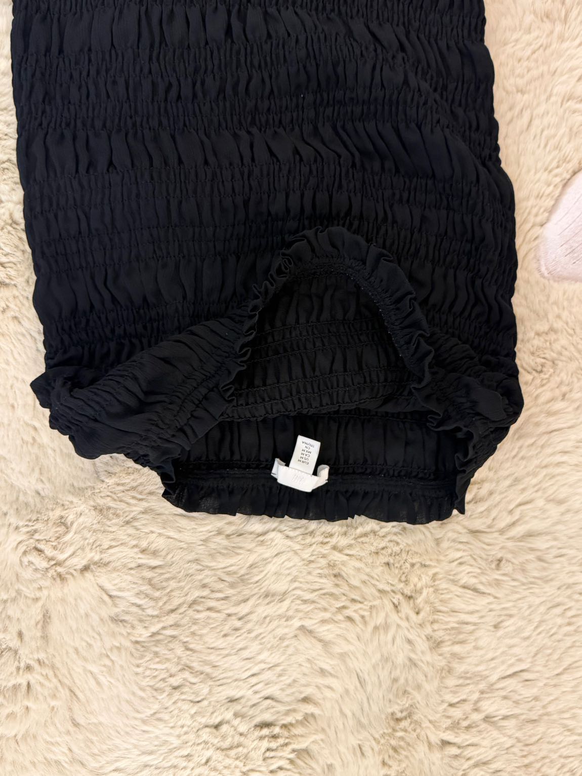 HM Siyah Straplez Maxi Elbise — görsel 4/4