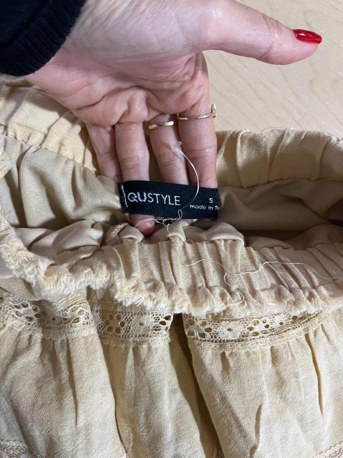 Dantel geçişli etek — görsel 6/7