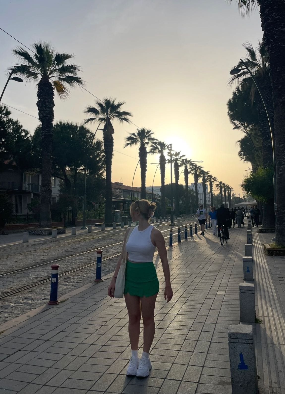 yeşil şort etek — görsel 4/5