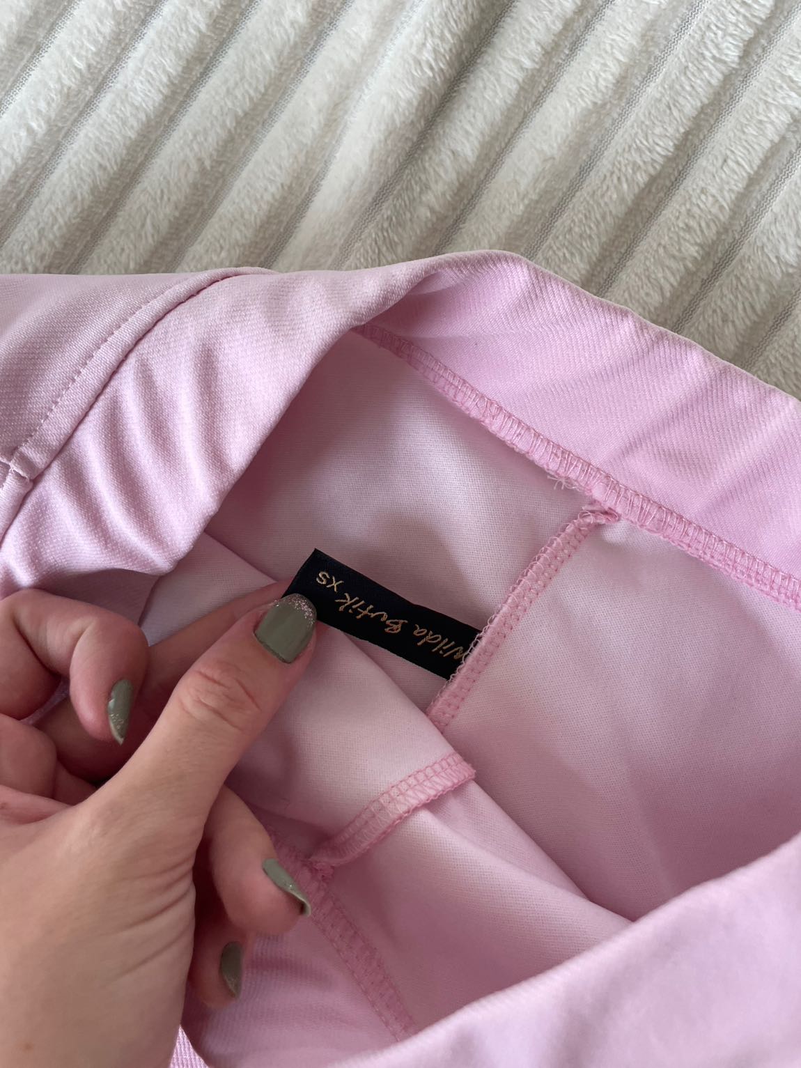 toz pembe şort etek — görsel 4/6