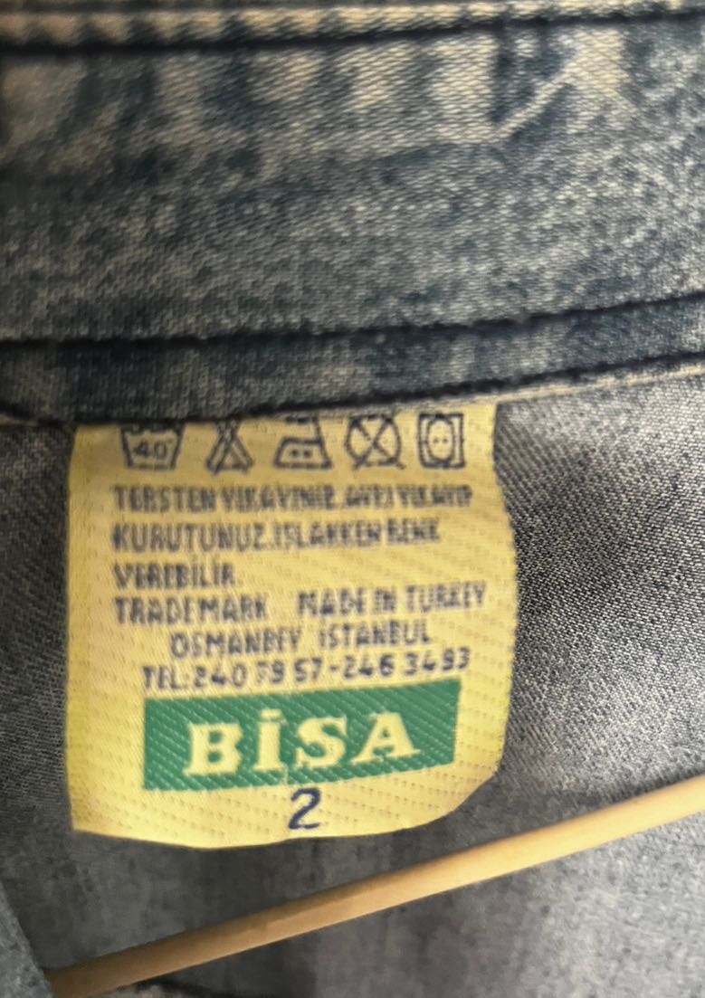Erkek kot gömlek large beden — görsel 3/4