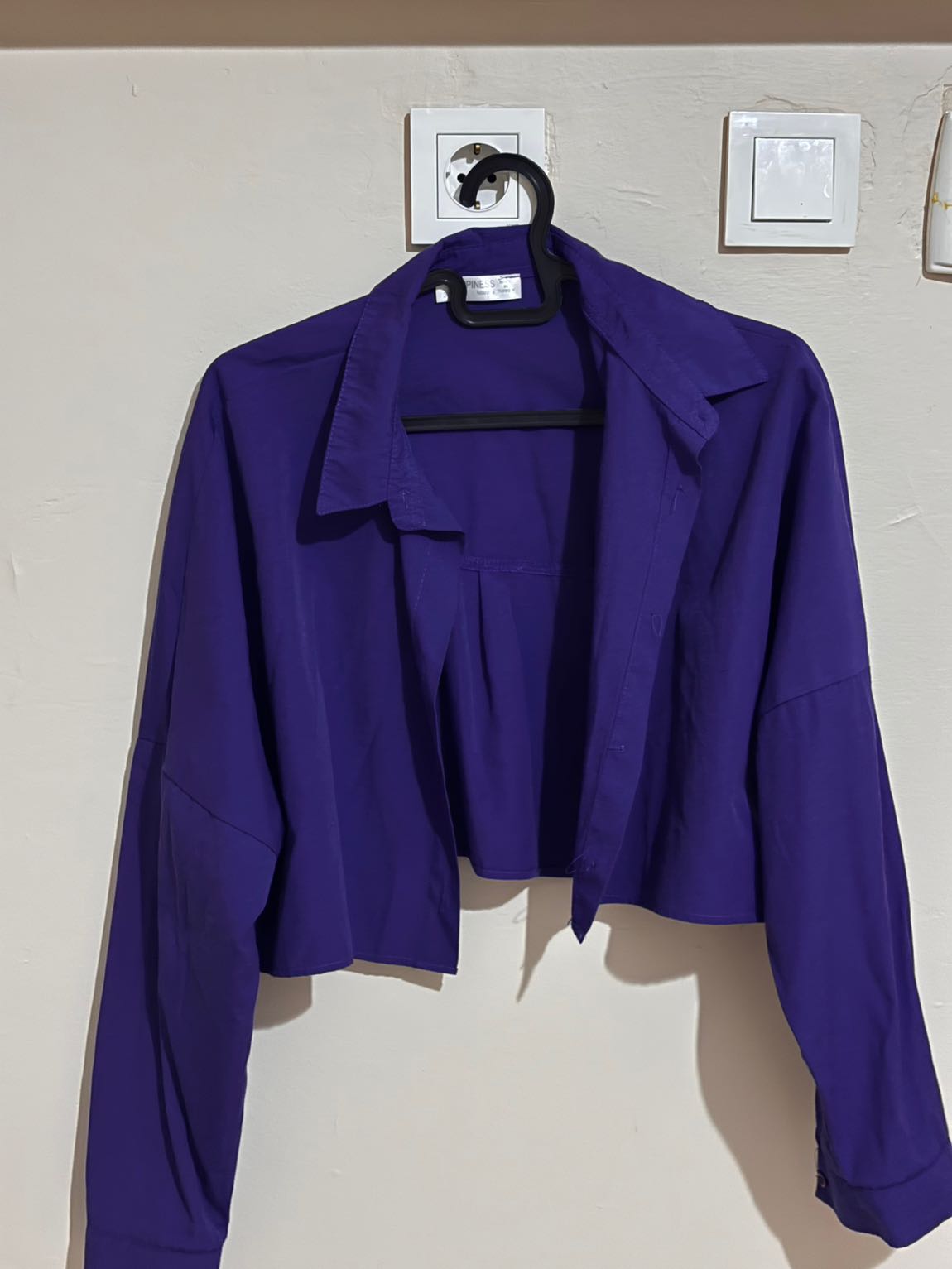 Mor Crop Bluz — görsel 3/4