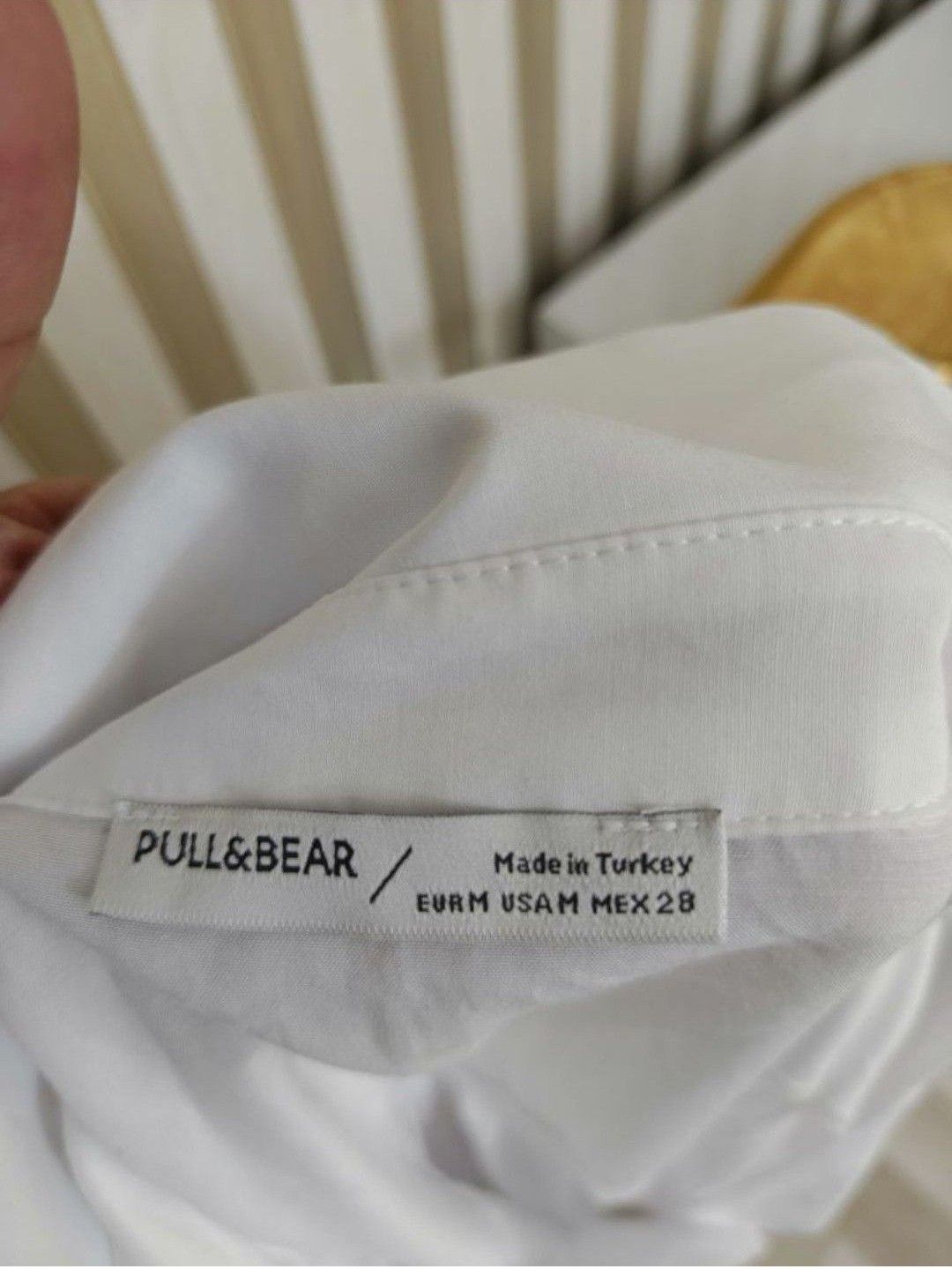 Balon kol pull Bear Beyaz Gömlek 6070 — görsel 8/8