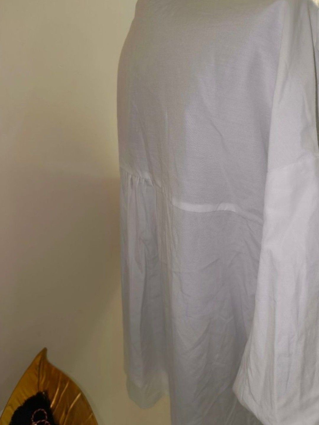 Balon kol pull Bear Beyaz Gömlek 6070 — görsel 7/8