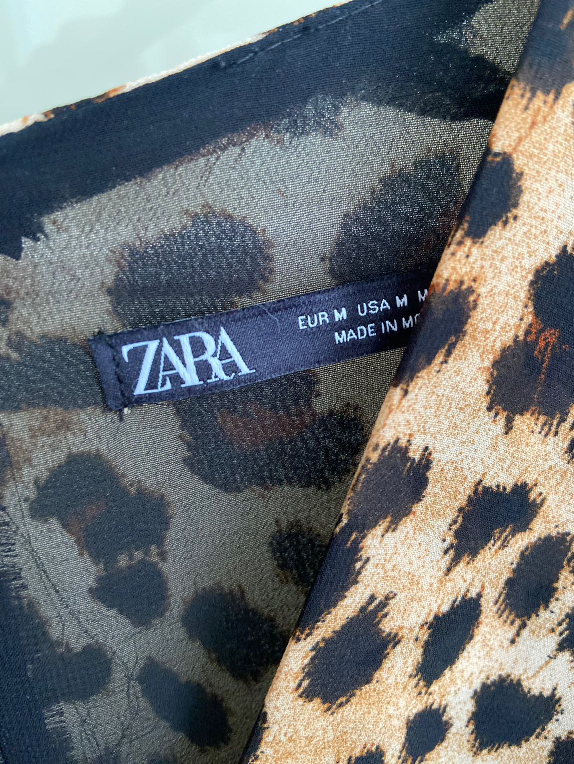 Zara Leopar Günlük Elbise — görsel 4/7