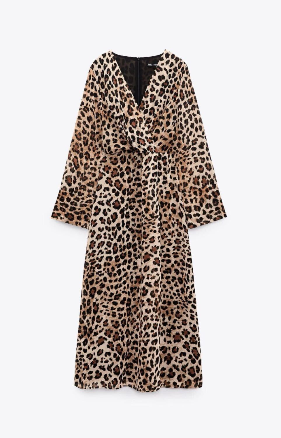 Zara Leopar Günlük Elbise — görsel 7/7