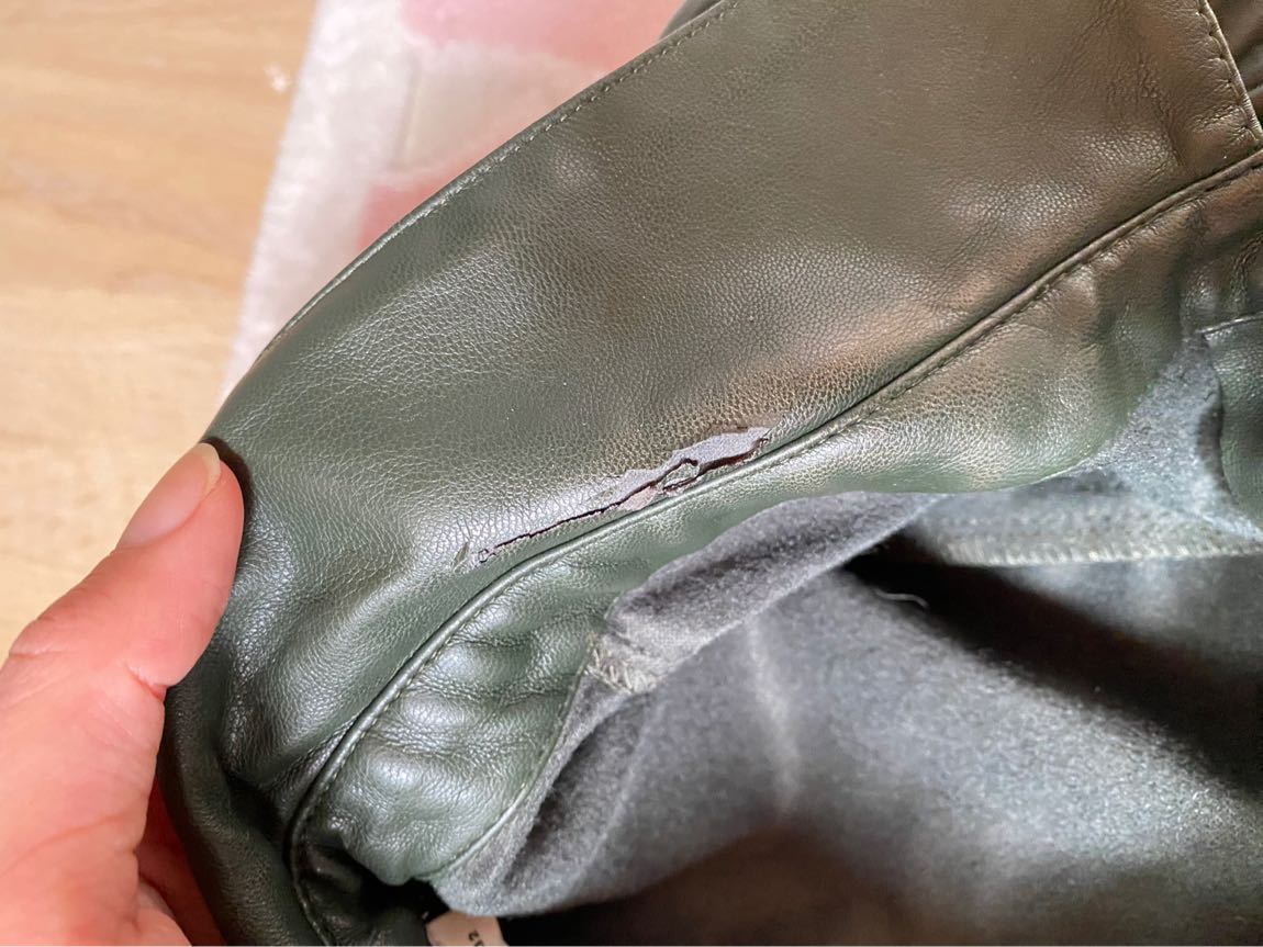Pull &Bear haki deri Elbise — görsel 11/12