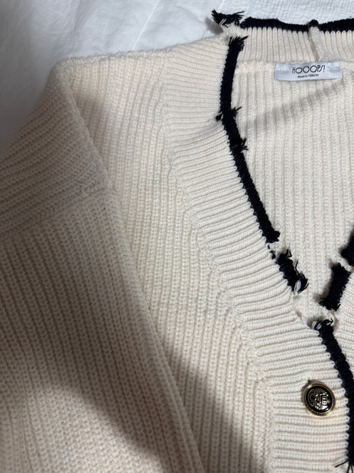 Krem Triko Hırka — görsel 4/5