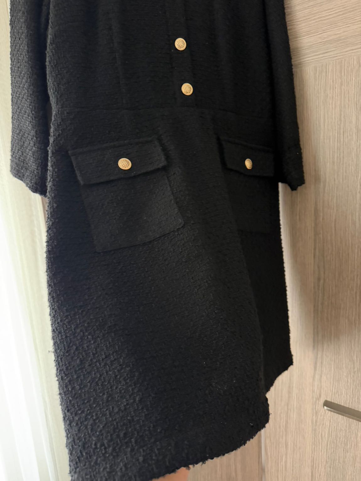 Pierre Cardin Siyah Tüvit Elbise — görsel 7/10