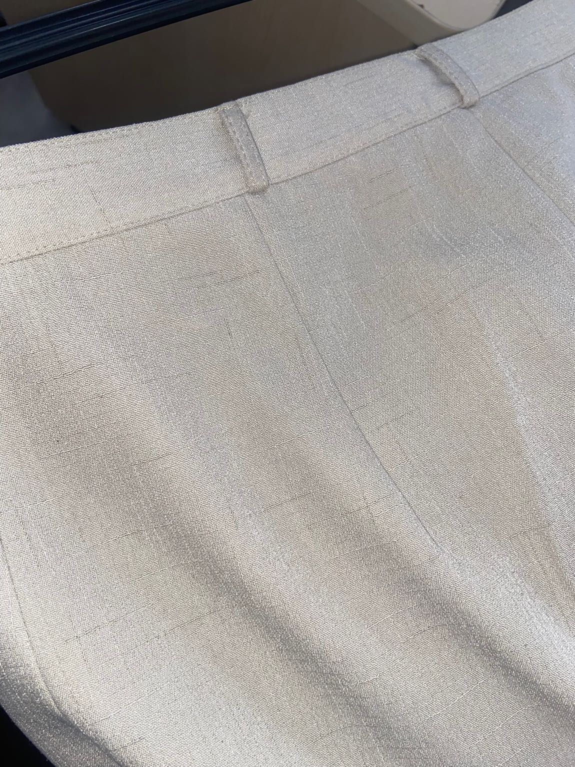 Bej takım kumaş pantolon üst ve kap sekl — görsel 8/11