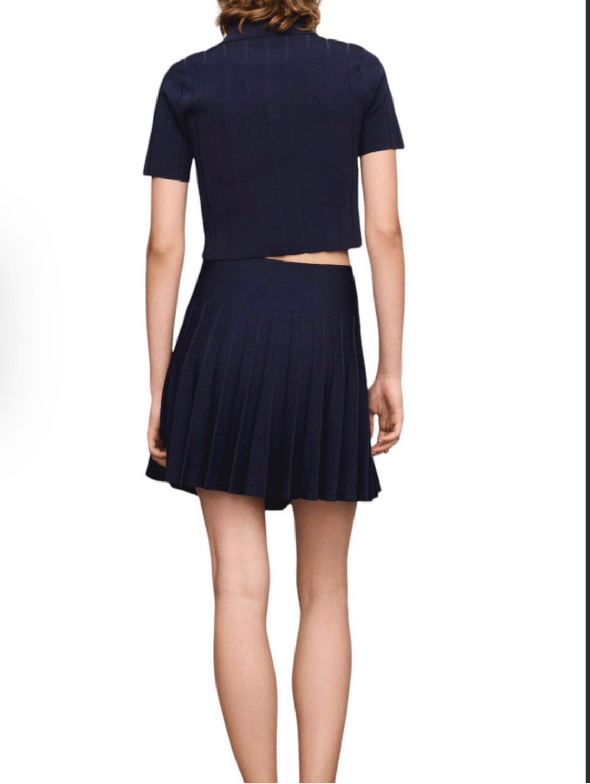 Mango Polo Yaka Crop Tişört ve Etek — görsel 2/6