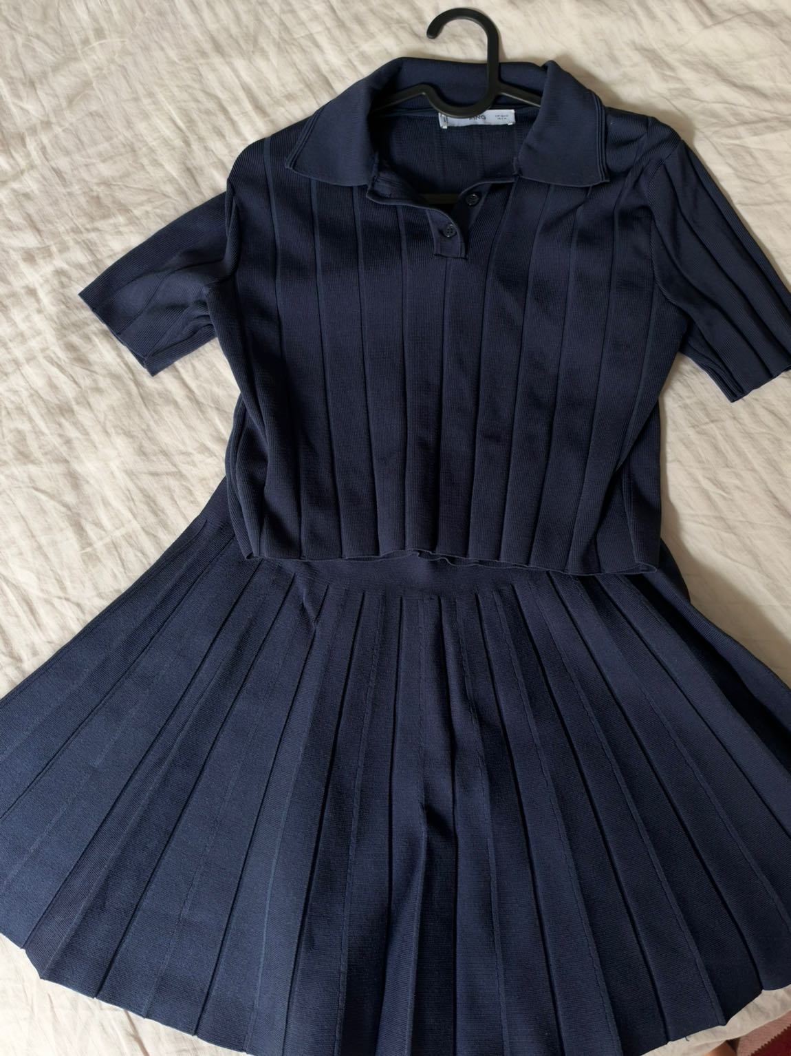 Mango Polo Yaka Crop Tişört ve Etek — görsel 4/6