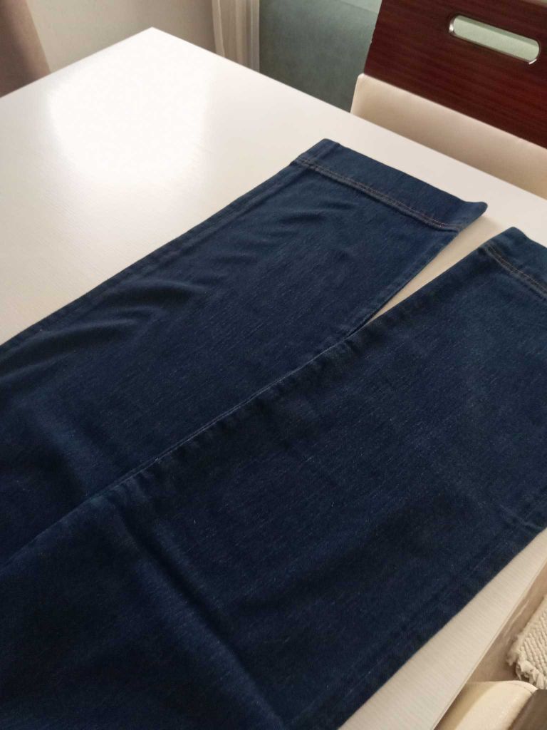 Mos mosh koyu mavibol paça Jean Pantolon — görsel 20/20
