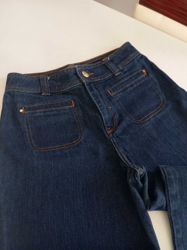 Mos mosh koyu mavibol paça Jean Pantolon — görsel 2/20