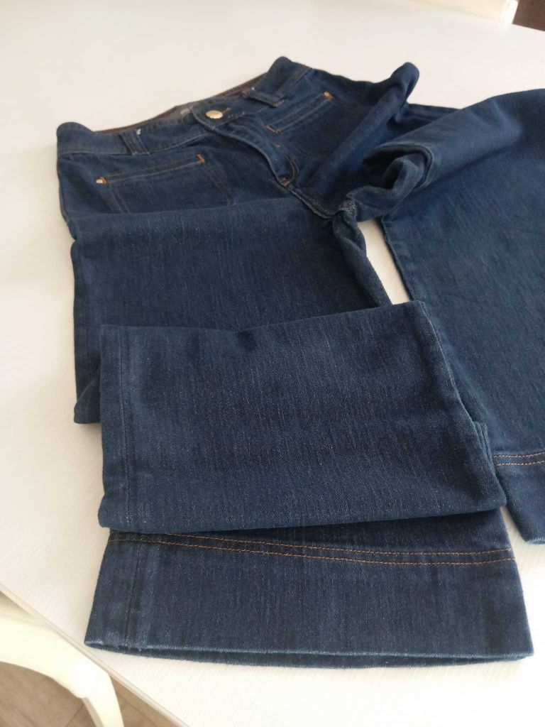 Mos mosh koyu mavibol paça Jean Pantolon — görsel 7/20