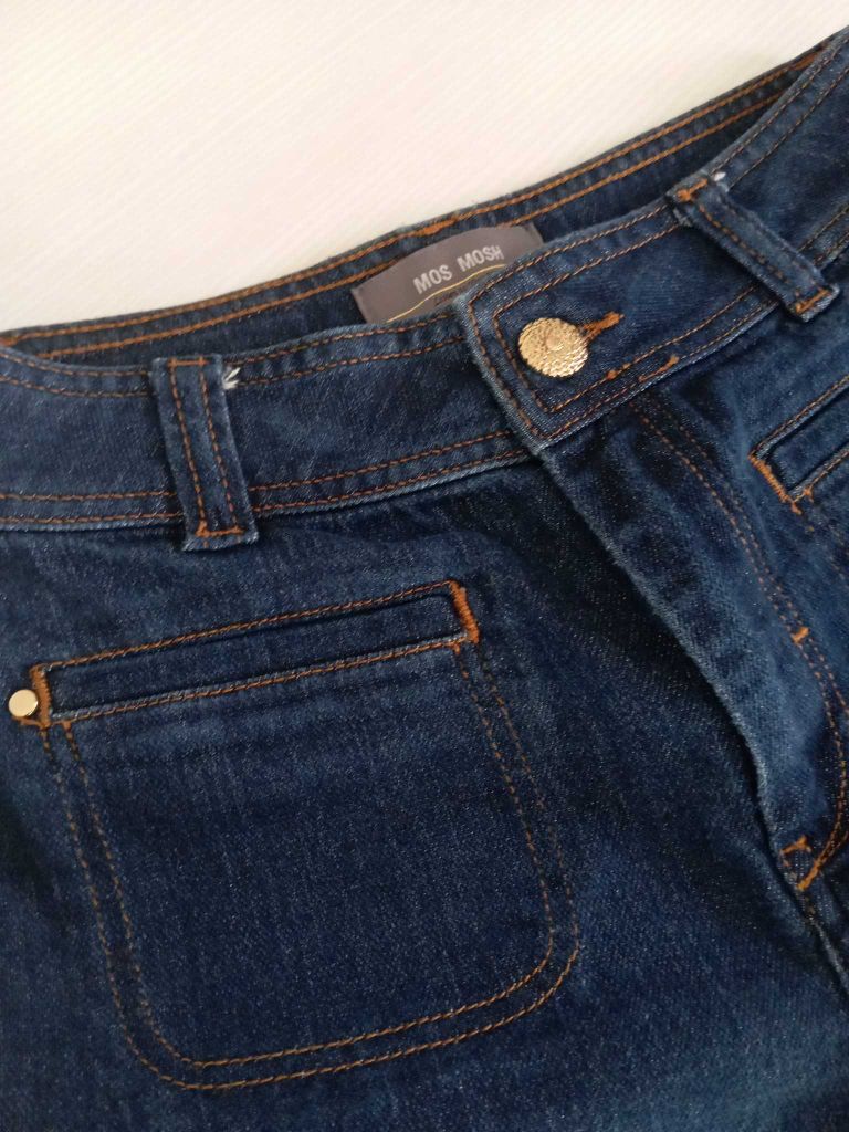 Mos mosh koyu mavibol paça Jean Pantolon — görsel 5/20