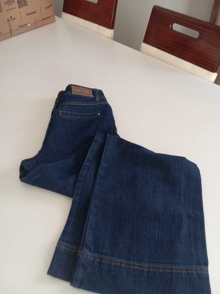 Mos mosh koyu mavibol paça Jean Pantolon — görsel 8/20