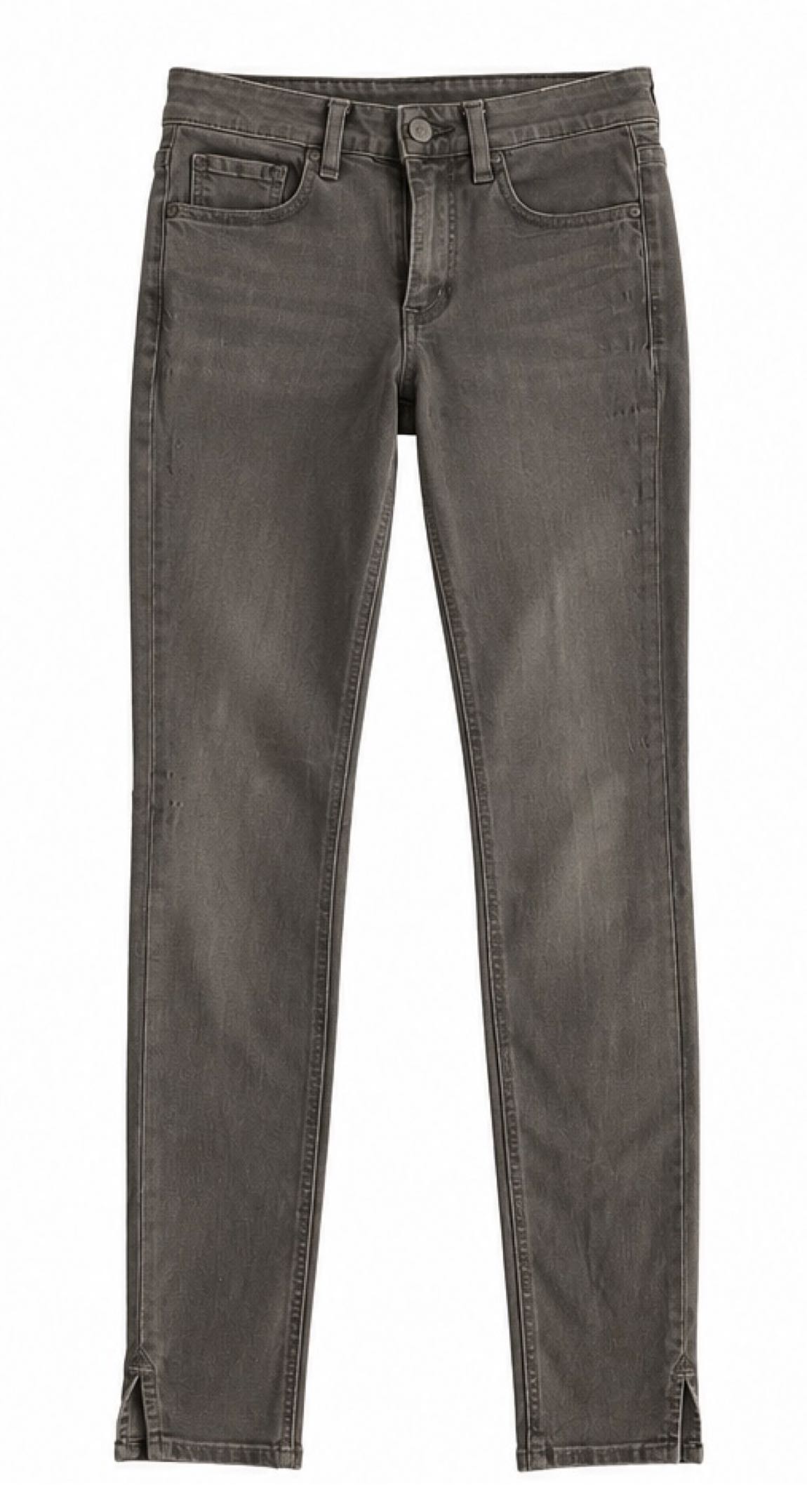 Rag & Bone Füme Yırtmaçlı Jean Pantolon — görsel 6/10