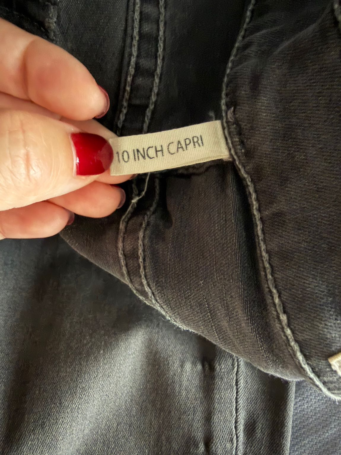 Rag & Bone Füme Yırtmaçlı Jean Pantolon — görsel 9/10