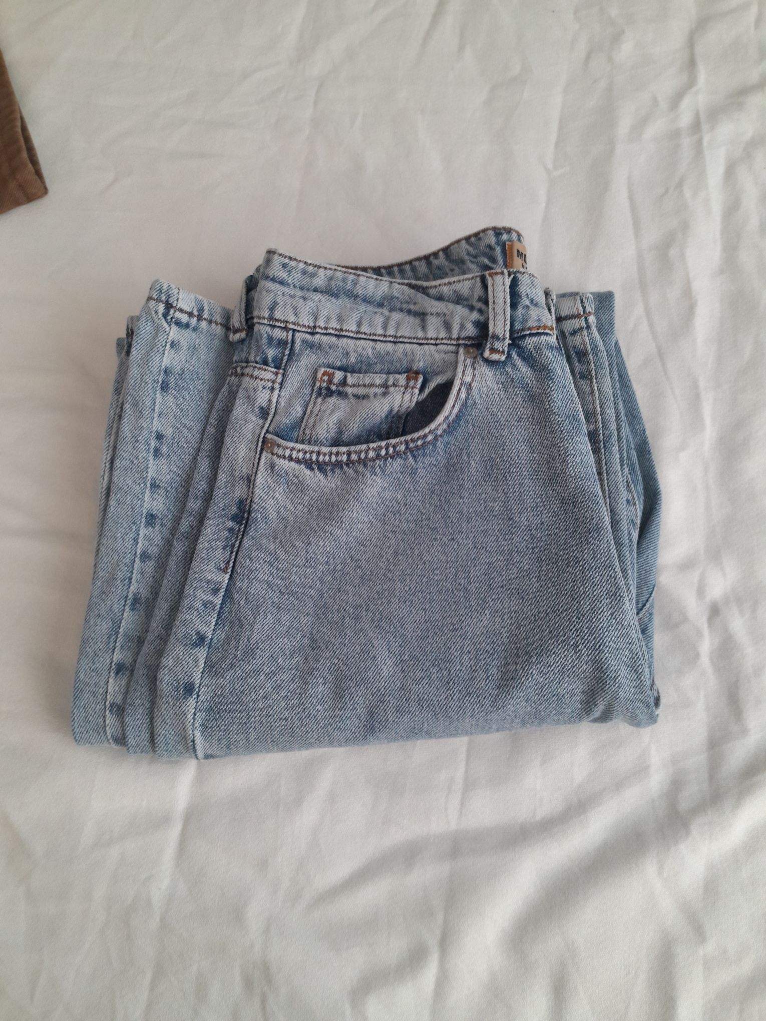 Muddy Yüksek Bel Wide Leg Jean Pantolon — görsel 3/8