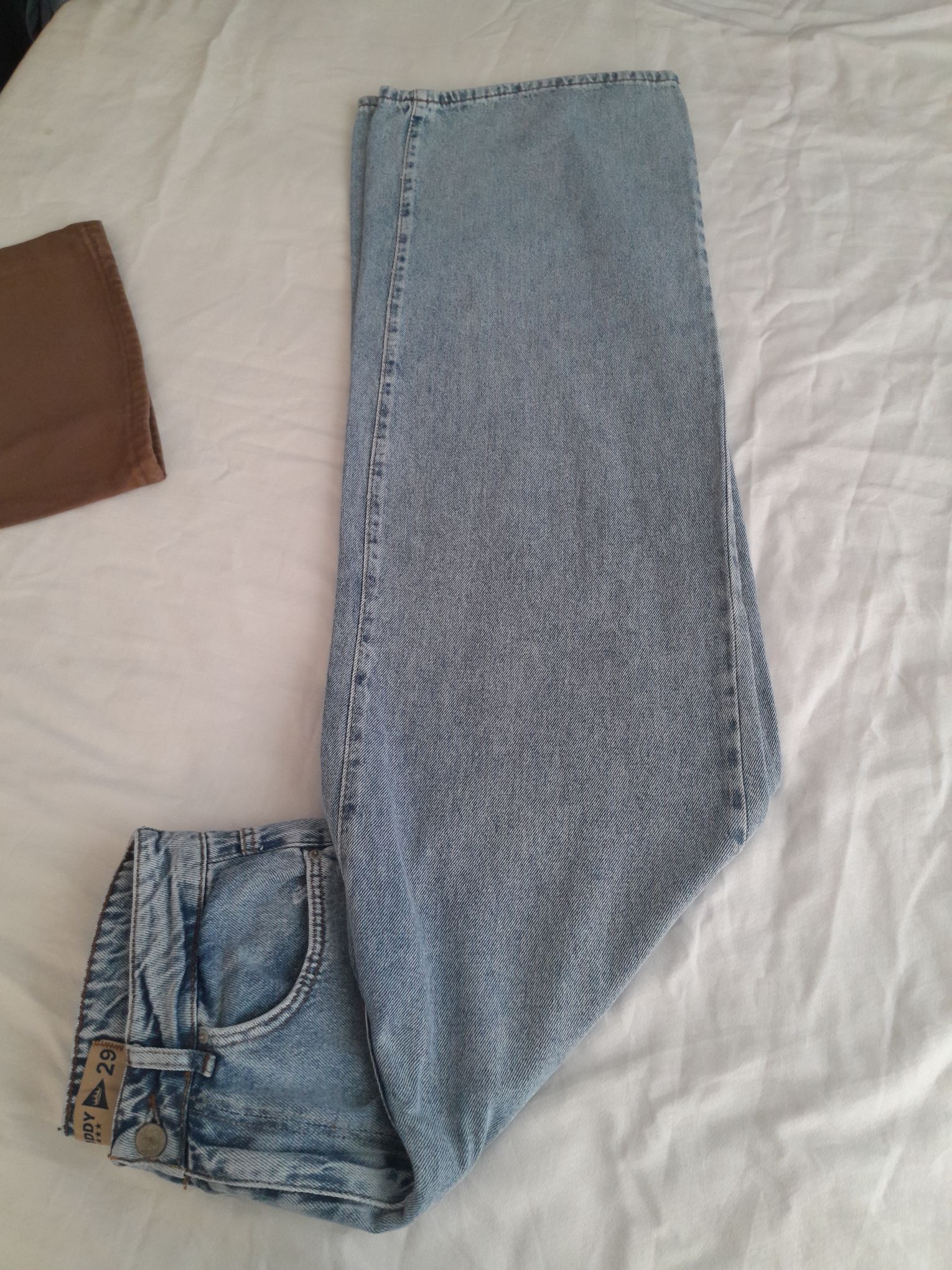 Muddy Yüksek Bel Wide Leg Jean Pantolon — görsel 7/8