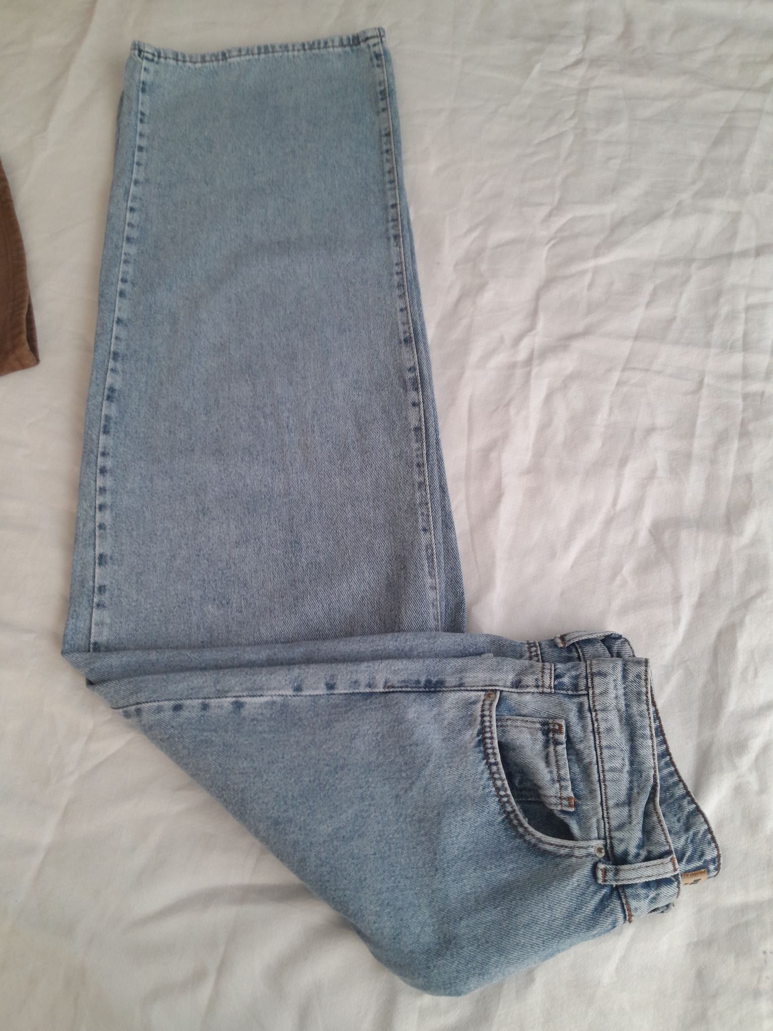Muddy Yüksek Bel Wide Leg Jean Pantolon — görsel 6/8