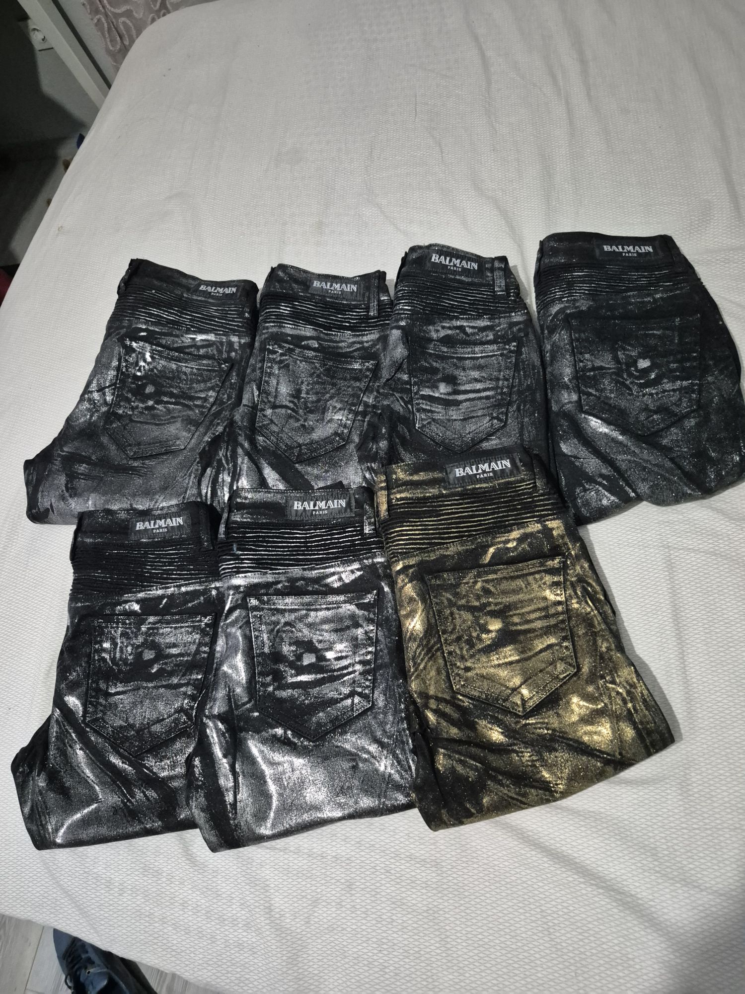 balmain biker waxed rick owens dior hedi — görsel 6/8